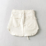 Women Skirt Summer High Waist Stretch Women Denim Skirt