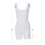 Women Jumpsuit Women's Spring Fashion U-Neck Jumpsuit