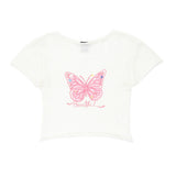 Women T-shirt Short T-shirt for Women Summer Midriff-Baring Top