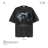 American vintage street T-shirt men's loose cotton