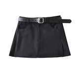 Women Skirt Spring Concise A- line Hip-Wrapped Skirt Suit Skirt