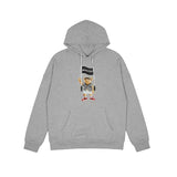 Palm Angle Hoodie Spring and Autumn Palm Angels Pirate Bear Flag Printed Hoodie