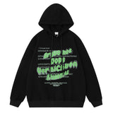 Men Hoodie Letter Printed Hoodie Autumn and Winter Loose Casual Long Sleeves Pullover Hoodie