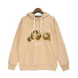 Palm Angle Hoodie Palm Angels Broken Bear Embroidered Hoodie Loose