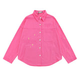 Men Denim Jacket Letter Embroidered Denim Jacket Men's Loose Casual Fall Jacket