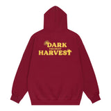 Men Hoodie Printed Pullover Sweatshirt Relaxed-Fit Hoodie Top Spring and Autumn Men