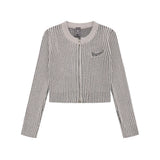 Women Sweater Cardigan Sweater Women's Autumn Long Sleeve Zipper Sweater