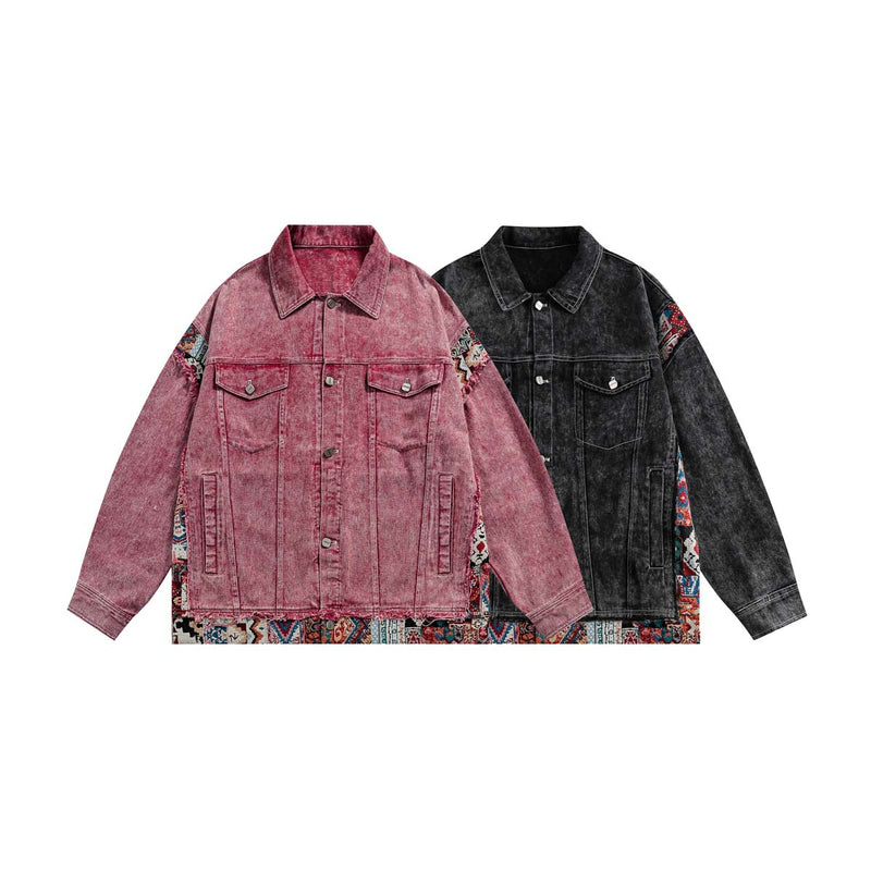 Unisex Jacket Autumn Stitching False Two-Piece Jackets Women's Clothing