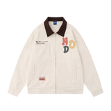 Varsity Jacket Vintage Denim Jacket Letters