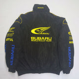 F1 Racing Suit Racing Suit Preppy Style Retro Style Autumn and Winter Wear Coat Cotton Jacket Subaru Coat Embroidery