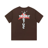 Travis Scott T-Shirt Short Sleeve T-Shirt Loose Summer Casual T-Shirt