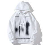 Men Fleece Lined Hoodie Hooded Sweater Men's Winter Clothes Loose Thick Warm Pullover