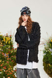 Unisex Jacket Autumn Tassel Jacquard Coat Women's Clothing