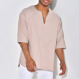 Men T Shirt Top Street Fashion Casual Loose T-shirt