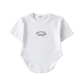 Women T-Shirt Spring/Summer Embroidered Short Sleeve Fashion Casual Short T-shirt