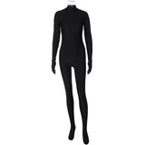 Women Jumpsuit Fall Fashion Slim Fit Slimming Long Sleeve Jumpsuit