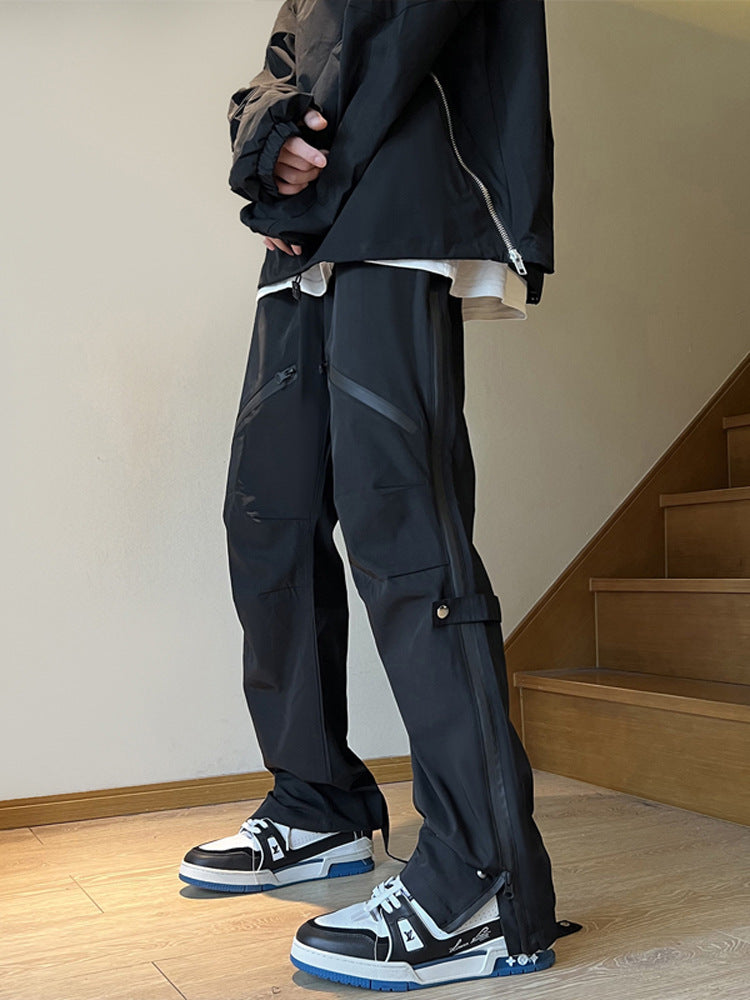 Men Sweatpants Functional Pants Ins Outdoor Waterproof Overalls Men