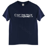 Men Cotton T Shirt C'est Pas Faux T Shirt Kaamelott Kame