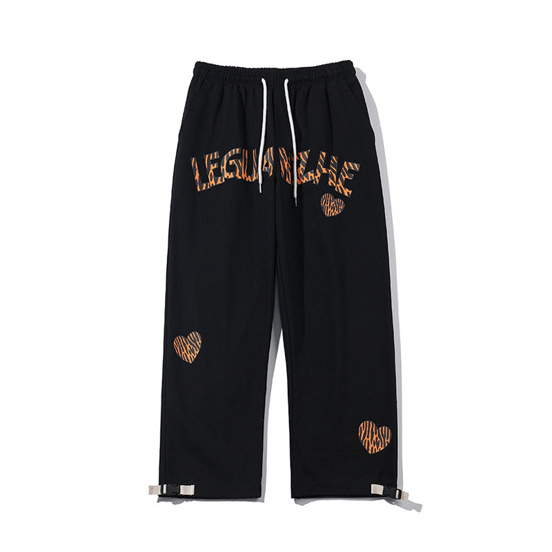 Men Sweatpants Casual Pants Men's Spring Cotton Loose Pants