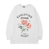 Men Long Sleeve Shirt Autumn and Winter round Neck Long Sleeve T-shirt Men and Women Ins Loose