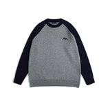 Unisex Sweater Autumn Raglan Sleeve Letter Sweater