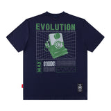 Men's T Shirt Printed Short-Sleeved Men's Retro Ins All-Match T-shirt