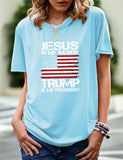 Women's Independence Day T Shirt Printed Short-Sleeved T-shirt