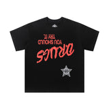 Travis Scott T-Shirt Travis Scott FW24 DAYS BEFORE RODEO Vintage T-Shirt Short Sleeve