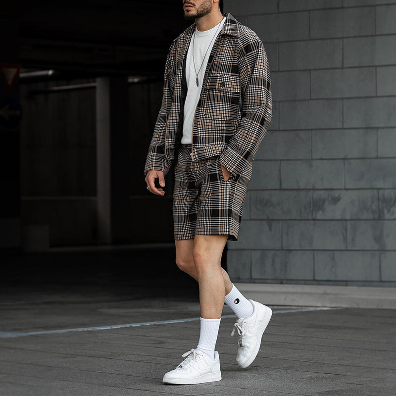 Men Co-Ords Casual Suit Men's Suit Shorts Fashion
