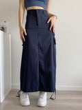 Women's Skirt Women's Retro Suit Skirt Long Dress Ins