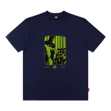 Men T Shirt Hip Hop Retro Letter Short Sleeve T-shirt for Men and Women