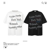 American vintage street T-shirt retro men's loose casual top