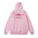 Men Hoodie Line Figure Printed Hoodie Loose Casual Long Sleeves Pullover Hoodie