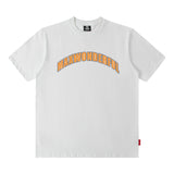 Men T Shirt Vintage Letter Print Short Sleeve T-shirt Men and Women Casual