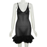 Women Dresses Summer Women's Knitted Slip Dress