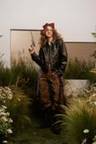 Unisex Jacket Autumn Retro Shoulder Pu Coat