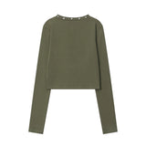 Women Long Sleeve T-shirt Short-Sleeved T-shirt Women's Autumn Printed Top
