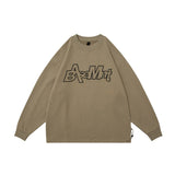 Unisex Hoodie Retro Crew Neck Sweater Men's and Women's Casual Top