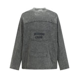 Unisex long-sleeved shirt autumretro round neck