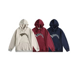 Unisex Hoodie Vintage University Style Loose Sweater Men's and Women's Winter Hoodies