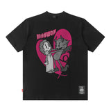 Men T Shirt American Street Short-Sleeved T-shirt Men's Loose