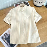 Women T-shirt Casual Loose Top Summer Short Sleeve Shirt Female