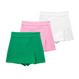 Women Skirt Summer Women's High Waist Pantskirt
