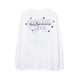 Men Long Sleeve Shirt Sweet Cool Couple Long Sleeve Bottoming T-shirt Idle Style Loose Men and Women