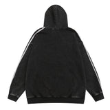 Men Hoodie Embroidered Letter Hooded Sweater Washed Old Loose Men