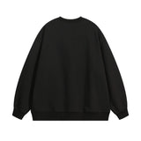 Men Hoodie Letter Printed Crew Neck Sweatshirt Men's Ins Casual All-Matching
