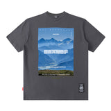 Men T Shirt Short Sleeve Men's Hip Hop Dark Printed Loose T-shirt