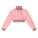Women Hoodie Stand Collar Pullover Sweater Girl Casual Autumn Long Sleeve