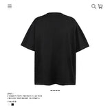 American vintage street T-shirt men's loose top