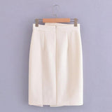 Women Skirt Women's Spring and Autumn Mid-Length Hip Skirt